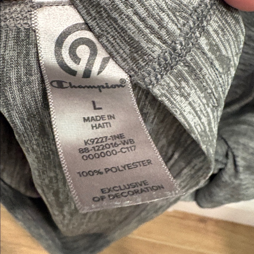 Champion Gray Short Sleeve Tee - Picture 2 of 4